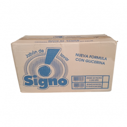 Caja de Jabón Blanco Signo...