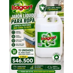 Promo Jabón de Ropa Verde...