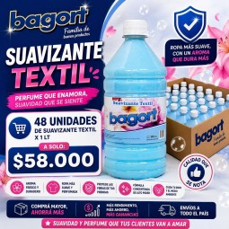 Promo Suavizante Textil 1lt...